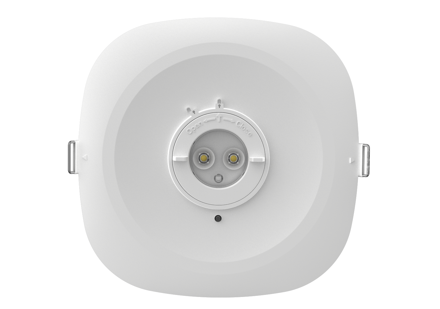 Emergency downlight | 3W | Ø140mm | white | auto test